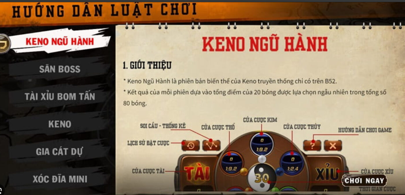 Luật chơi vô cùng thú vị