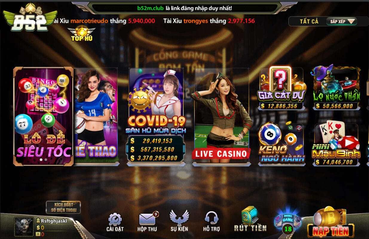 Hướng dẫn tham gia Lọ nước thần vào B52 club
